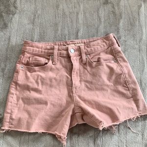 High Rise Midi Shorts